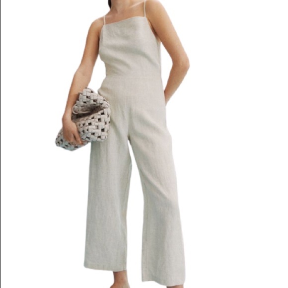 H&M Pants - NWT H&M Linen Jumpsuit Size L